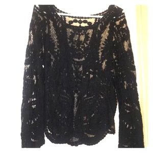 Black Lace Top